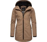 Outdoorjacke MARIKOO "Honigbeere" Gr. M (38), grau (taupe) Damen Jacken (65200435-M) taupe