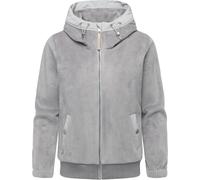 Ragwear Fleecejacke Damen hellgrau, S