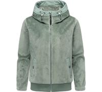 Übergangsjacke Plüschjacke mit kuscheligem Teddyfell-Innenfutter "Cousy Short Bonded" Dusty Green S