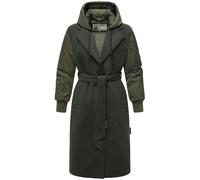 Übergangsmantel mit Bindegürtel "Tjadee 16" Dark Olive M