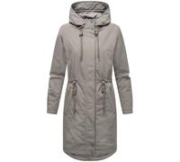 Outdoorjacke MARIKOO "Megumii", Damen, Gr. L, grau, Obermaterial: 100% Polyester; Innenmaterial: 100% Polyester; Futter & Wattierung: 100% Polyester, Jacken, mit weichem Teddyfell innen (29439850-L) g