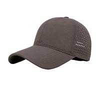 Übergroße XXL-Baseballkappen, schnell trocknende Netz-Sportmütze für große Köpfe, 55,9 cm - 63,5 cm, wasserdicht, leicht, Sonnenhut., Braun, XXL
