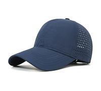 Übergroße XXL-Baseballkappen, schnell trocknende Netz-Sportmütze für große Köpfe, 55,9 cm - 63,5 cm, wasserdicht, leicht, Sonnenhut., Marineblau, XXL
