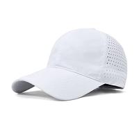 Übergroße XXL-Baseballkappen, schnell trocknende Netz-Sportmütze für große Köpfe, 55,9 cm - 63,5 cm, wasserdicht, leicht, Sonnenhut., Weiss/opulenter Garten, XXL