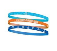 UEFA Frauen Champions League Stirnbänder - 3er-Pack, Damen, Mädchen, Geeignet für Sport, Fußball, Yoga, Pilates, Laufen, Radfahren