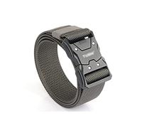 UFROGE Männer Tactical Gürtel Heavy Duty Gürtel, Outdoor Training Quick-Release Schnalle Tactical Nylon Gürtel mit Sicherheitsgurt Schnalle, für Angeln Klettern Reisen Männer Gürtel(Grey)