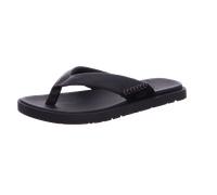 UGG® Seaside II Flip für Herren in Black, Größe 45, Leder/Wildleder 1166610-BLK-12