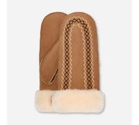 UGG Handschuhe aus Lammleder mit Stitchings Modell 'ATHERSON' in Camel, Größe L/XL