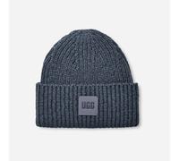 UGG® Breit gerippte Beanie für Herren in Dark Wave, Größe O/S, Polyestermischung 103603-DWV-O/S