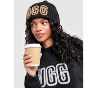 UGG Beanie mit Umschlag und Label-Stitching in Black, Größe 1