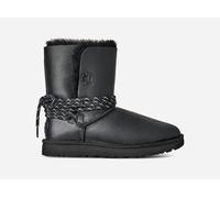 UGG® Classic Bailey Tie Boot aus Leder für Damen in Black, Größe 36, Schaffell 1176090-BLK-05