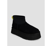 Ugg Classic Mini Dipper Lederschuhe Für Damen In Schwarz 1168170-blk Schwarz 40