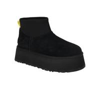 UGG® Classic Mini Dipper Boot für Damen in Black, Größe 39, Veloursleder 1168170-BLK-08