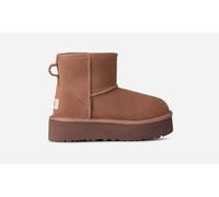 UGG® Classic Mini Plateau-Boot für Kinder in Rocky Oak, Größe 38, Wildleder 1143700K-RYK-06