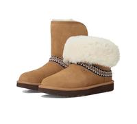 UGG Classic Short Crescent, Mode-Stiefel, CHESTNUT,