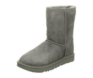 UGG Classic Short II Boot für Kinder, grün, Größe 40 EU