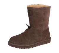 UGG Classic Short Toggler Stiefel Boots dunkelbraun für Damen, braun, Größe 36 EU