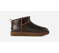 UGG® Classic Ultra Mini Leather Regenerate Boot für Damen in Ironwood, Größe 39, Leder 1163490-IWD-08