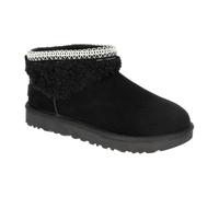 UGG Classic Ultra Mini Maxi Curly Stiefelette schwarz für Damen, schwarz, Größe 40 EU