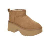 UGG® Classic Ultra Mini New Heights Boot für Damen in Brown, Größe 37, Veloursleder 1158311-CHE-06