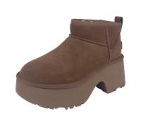 UGG® Classic Ultra Mini New Heights Boot für Damen in Brown, Größe 36, Veloursleder 1158311-CHE-05