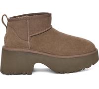 UGG® Classic Ultra Mini New Heights Boot für Damen in Hickory, Größe 42, Veloursleder 1158311-HCK-11