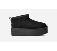 UGG® Classic Ultra Mini Plateau-Boot für Damen | UGG® EU in Black, Größe 38, Wildleder 1135092-BLK-07