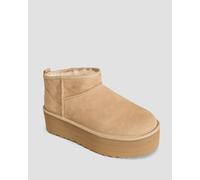 Ugg Classic Ultra Mini Platform Plateauschuhe Aus Schaffell 1135092-sand Beige 39