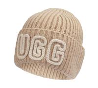 UGG Damen Chunky Crafted Rib Beanie, Weißer Pfeffer, Einheitsgröße