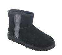 UGG Damen Classic Mini Side Logo II Klassische Stiefel, Black, 41 EU
