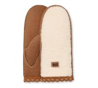 UGG Damen Fäustlinge aus Leder und Fleece, camel, Gr. S/M
