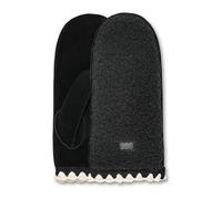 UGG Damen Fäustlinge aus Leder und Fleece, schwarz, Gr. L/XL