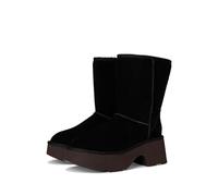 UGG Damen Klassische kurze New Heights Fashion Boot, Schwarz, 40 EU