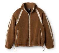 UGG Damen Nikia Crochet Uggfluff Jacket Mantel, Kastanie, L