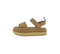 UGG Damen Sandalen mit Veloursleder GOLDENSTAR, sand, Gr. 38EU