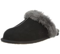 UGG Scuffette II Hausschuhe für Damen aus Veloursleder in Black/Grey Größe 43