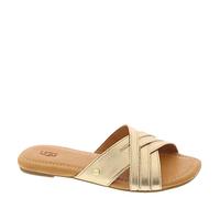 UGG Damen Kenleigh Rutsche Sandale, metallic-goldfarben, 36 EU