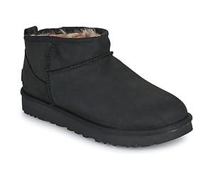 UGG Damenstiefel W CLASSIC ULTRA MINI NUBUCK in Schwarz 38