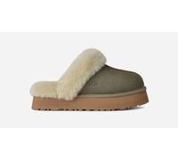 UGG® Disquette Hausschuh für Damen | UGG® EU in Green, Größe 40, Veloursleder 1122550-MRNM-09