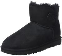 UGG Female Mini Bailey Button II Classic Boot, Black, 7 (UK)