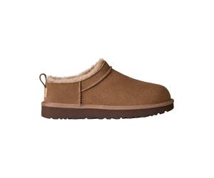Ugg - Gepolsterte Hausschuhe für außen - W Classic Micro Rocky Oak für Damen aus Leder - Größe 41 - Braun Braun 41