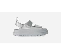 UGG® GoldenGlow Glossy Sparkles Sandale für Kinder in Silver, Größe 33.5 1178750K-SLVR-02