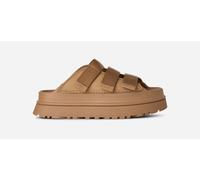 UGG® GoldenGlow Slide für Damen in Dark Sand, Größe 37, Synthetik 1167430-DND-06