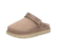 UGG Australia Goldenstar Damen nachhaltige Echtleder-Schuhe Retro-Plateausohle Hausschuhe Schlupf-Schuhe 1138252 Beige 36