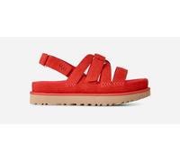 UGG® Goldenstar Gleam Sandale für Damen in Red Pepper, Größe 37, Wildleder 1175122-RPPP-06
