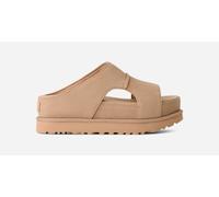 UGG Sandalen Goldenstar Hi Cutout Slide Wildleder Sand Damen Größe 39