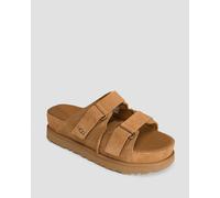 Ugg Goldenstar Hi Slide Damen-plateauschuhe Aus Leder 1155458-che Braun 41