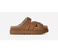 UGG® Greenport Cross Strap Slide für Damen in Brown, Größe 38, Wildleder 1178470-CHE-07