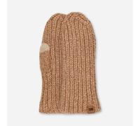 UGG® Grobe Rippstrickfäustlinge für Damen in Beige, Größe O/S 101022-CAM-O/S