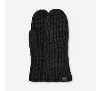 UGG® Grobe Rippstrickfäustlinge für Damen in Black, Größe O/S 101022-BLK-O/S